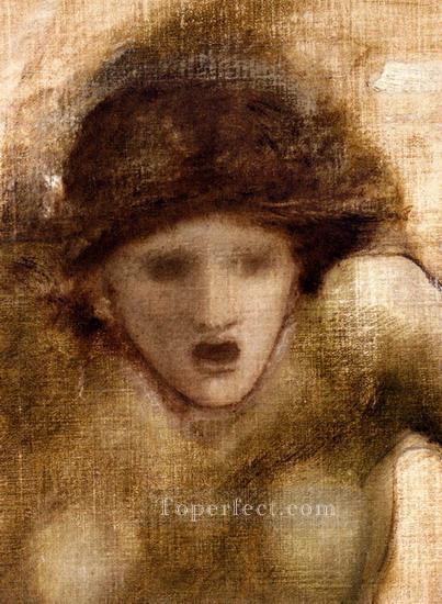 Study For One Of The Gorgons In The Finding Of Perseus PreRaphaelite Sir Edward Burne Jones Oil Paintings